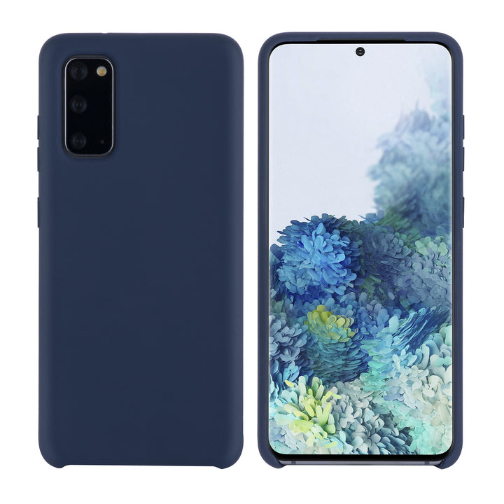Samsung Galaxy S20 Diepblauw Backcover hoesje - silicone-Hoesjes-Ilumina Benelux