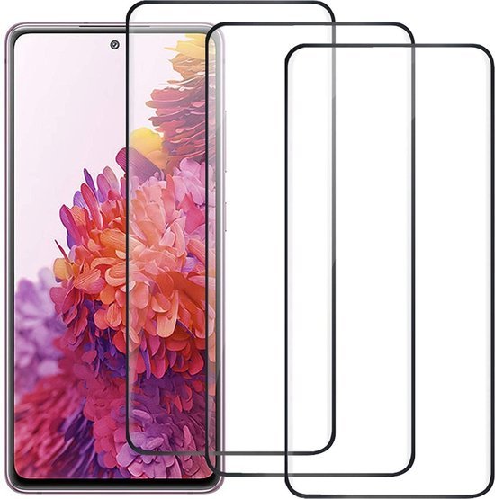 Samsung Galaxy S20 FE Screenprotector Full Cover – 9H Gehard Glas – 3-Pack-Ilumina Benelux