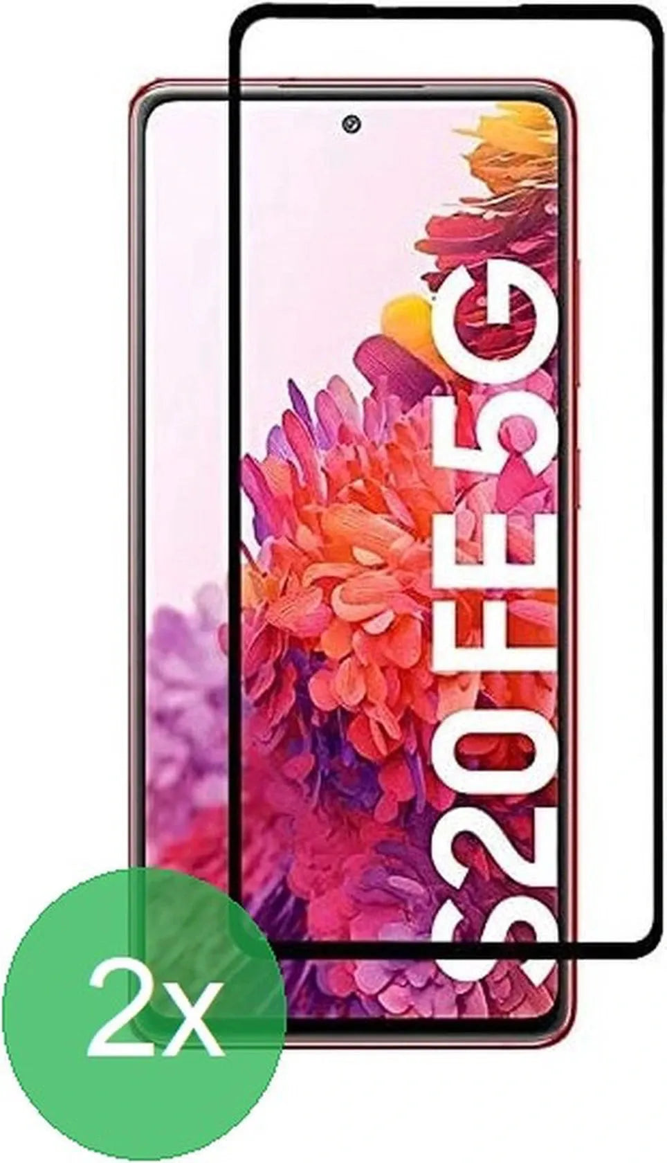 Samsung Galaxy S20 FE Screenprotector Full Cover Screenprotector Gehard 9H – 2-Pack-Ilumina Benelux
