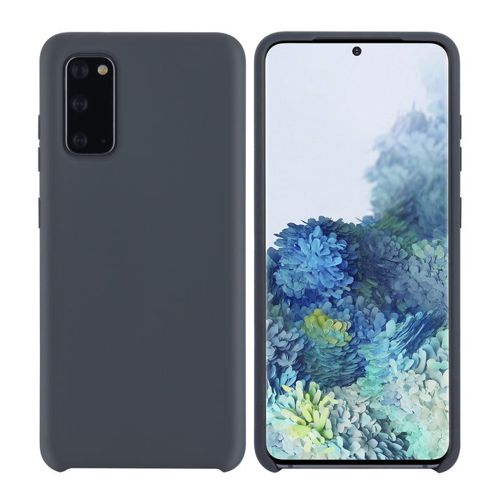 Samsung Galaxy S20 Grijs Backcover hoesje - silicone-Hoesjes-Ilumina Benelux