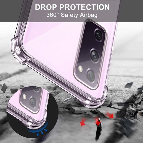 Samsung Galaxy S20 Hoesjes – Transparante Backcover – Met Koord – Schokbestendig-Ilumina Benelux