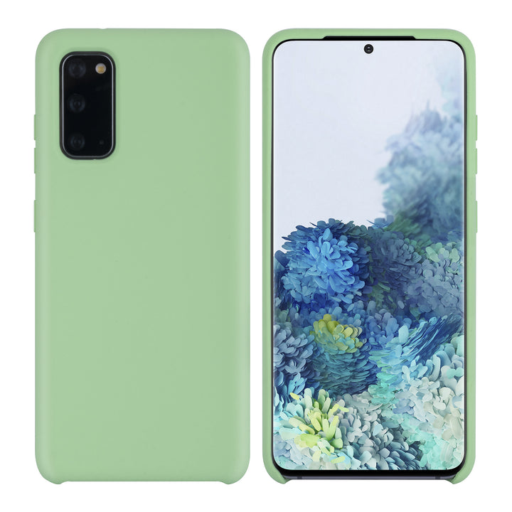 Samsung Galaxy S20 Licht groen Backcover hoesje - silicone-Hoesjes-Ilumina Benelux