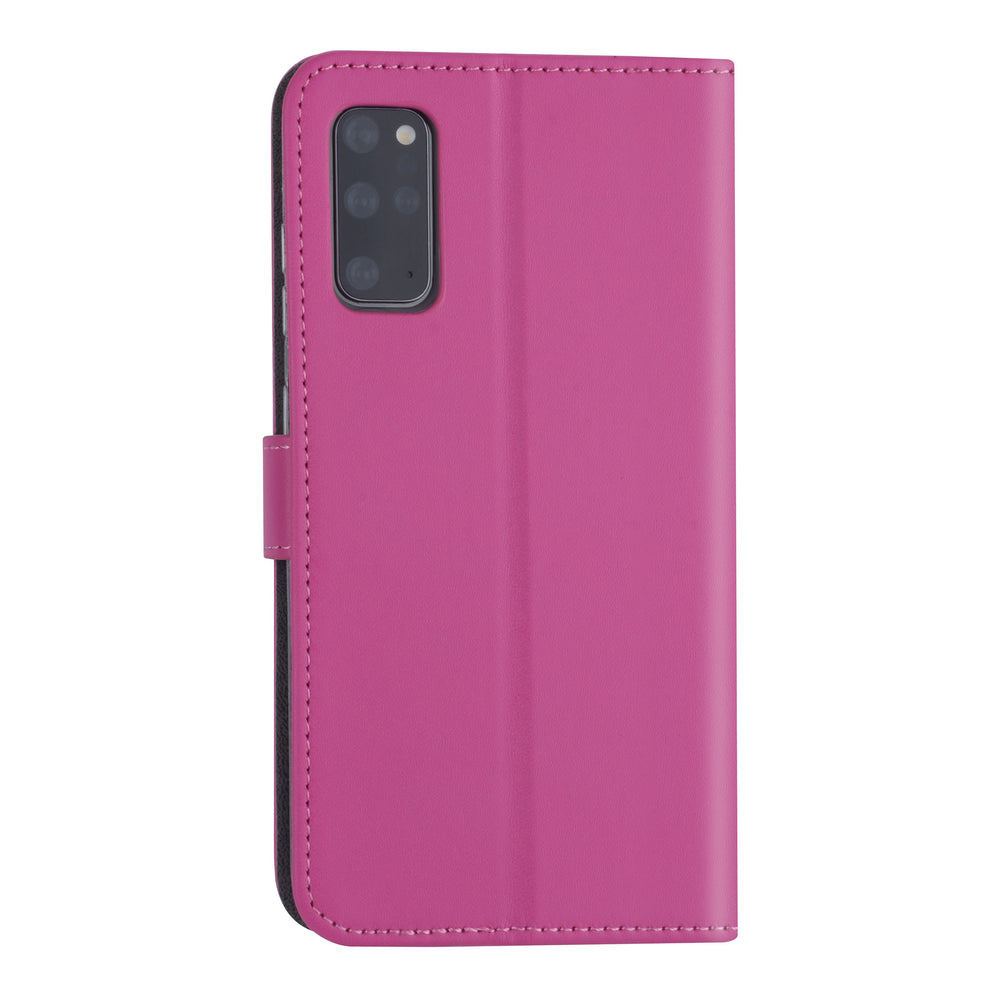 Samsung Galaxy S20 Plus Book Case hoesje - felroze - Kaarthouder-Hoesjes-Ilumina Benelux