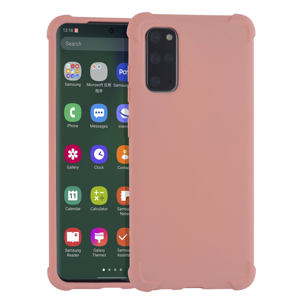 Samsung Galaxy S20 Plus Roze Backcover hoesje - silicone-Hoesjes-Ilumina Benelux