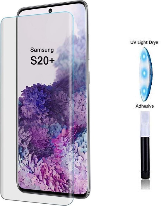 Samsung Galaxy S20 Plus - UV Screenprotector Gehard 9H – Anti-kras – 1-Pack-Ilumina Benelux