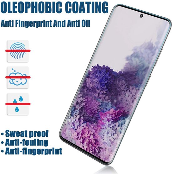 Samsung Galaxy S20 - UV Screenprotector Gehard 9H – Anti-kras – 1-Pack-Ilumina Benelux