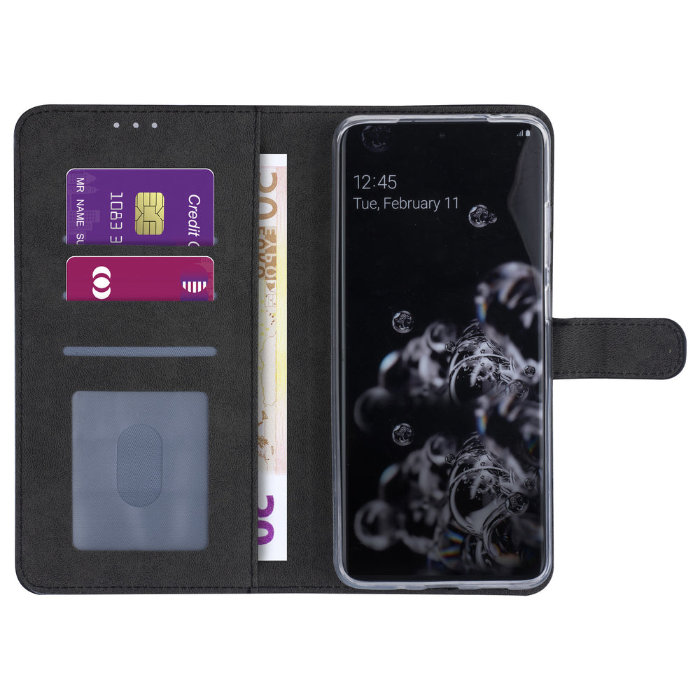 Samsung Galaxy S20 Ultra Book Case hoesje - zwart - Kaarthouder-Hoesjes-Ilumina Benelux