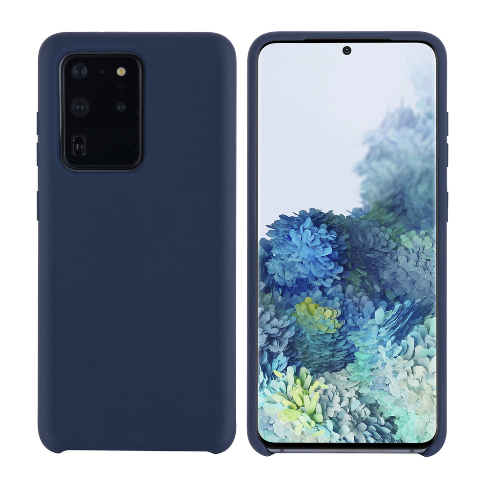 Samsung Galaxy S20 Ultra Diepblauw Backcover hoesje - silicone-Hoesjes-Ilumina Benelux