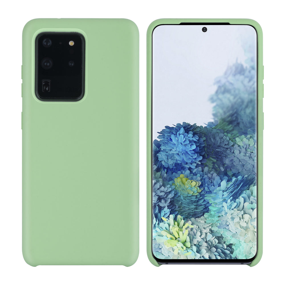 Samsung Galaxy S20 Ultra Licht groen Backcover hoesje - silicone-Hoesjes-Ilumina Benelux