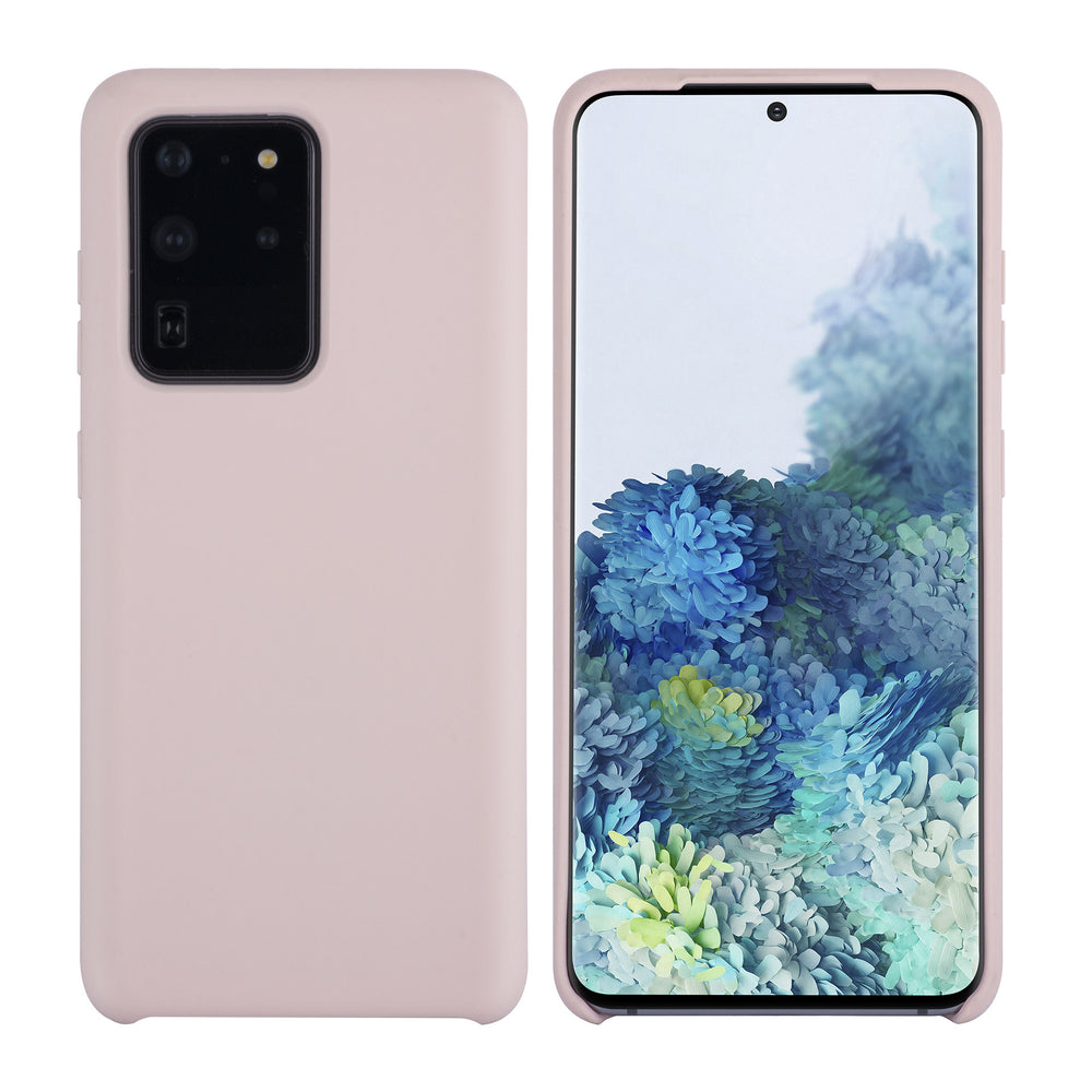 Samsung Galaxy S20 Ultra Sand Pink Backcover hoesje - silicone-Hoesjes-Ilumina Benelux