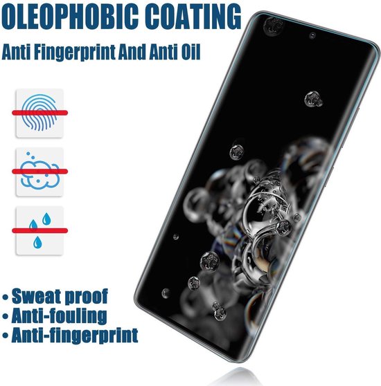 Samsung Galaxy S20 Ultra Screenprotector Gehard 9H – Anti-kras – 1-Pack-Ilumina Benelux