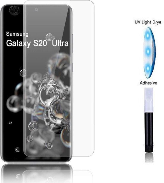 Samsung Galaxy S20 Ultra Screenprotector Gehard 9H – Anti-kras – 1-Pack-Ilumina Benelux