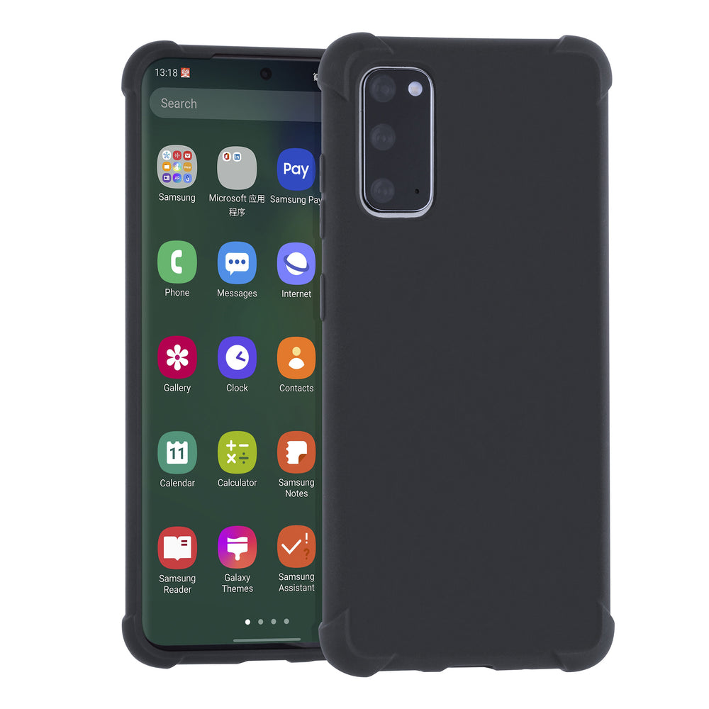 Samsung Galaxy S20 zwart Backcover hoesje - silicone-Hoesjes-Ilumina Benelux