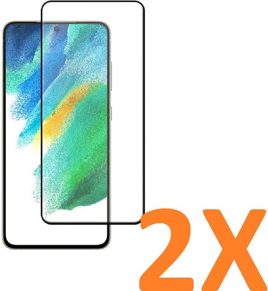 Samsung Galaxy S21 FE Screenprotector Full Cover Gehard Glas 9H – Anti-kras – 2-Pack-Ilumina Benelux