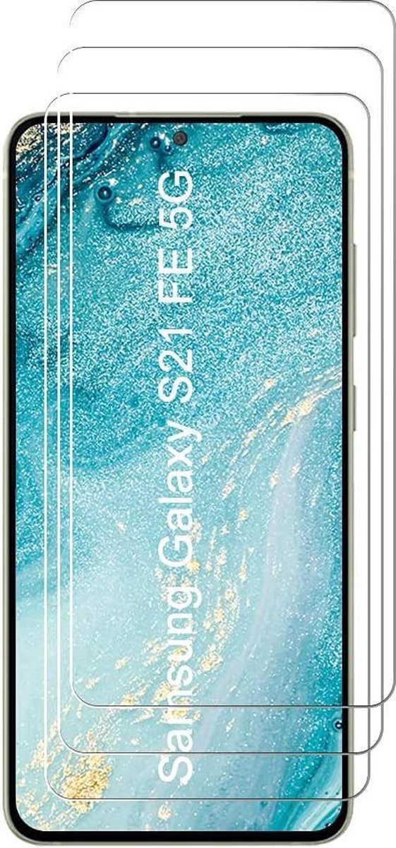 Samsung Galaxy S21 FE Screenprotector Gehard 9H – Anti-kras – 3-Pack-Ilumina Benelux