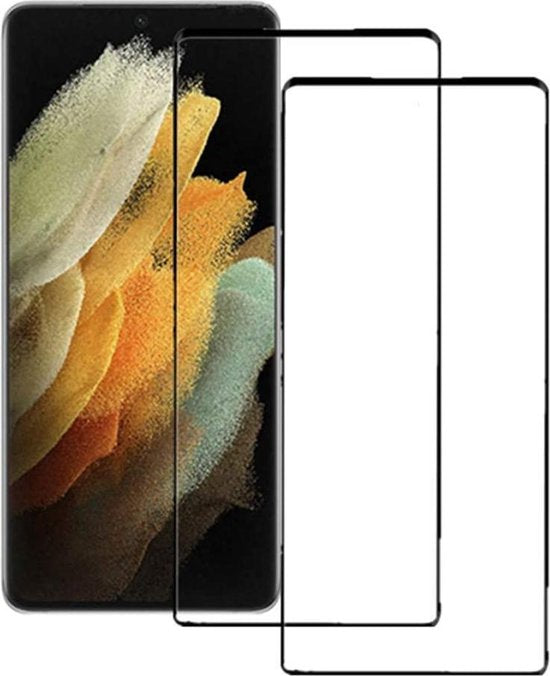 Samsung Galaxy S21 Ultra 5G Screenprotector Full Cover Screenprotector Gehard 9H – 2-Pack-Ilumina Benelux