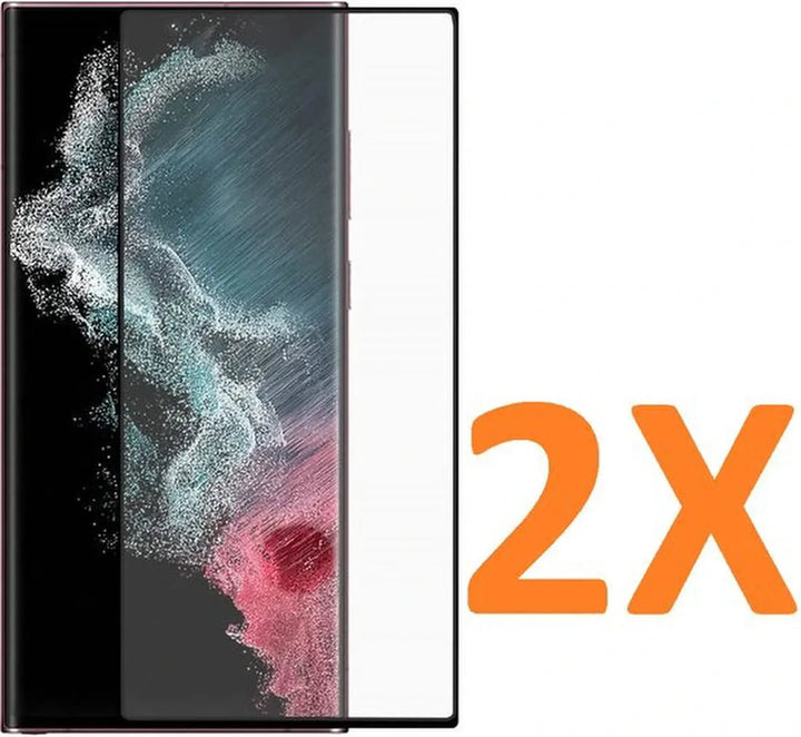 Samsung Galaxy S21 Ultra Screenprotector Full Cover Screenprotector Gehard 9H – 2-Pack-Ilumina Benelux