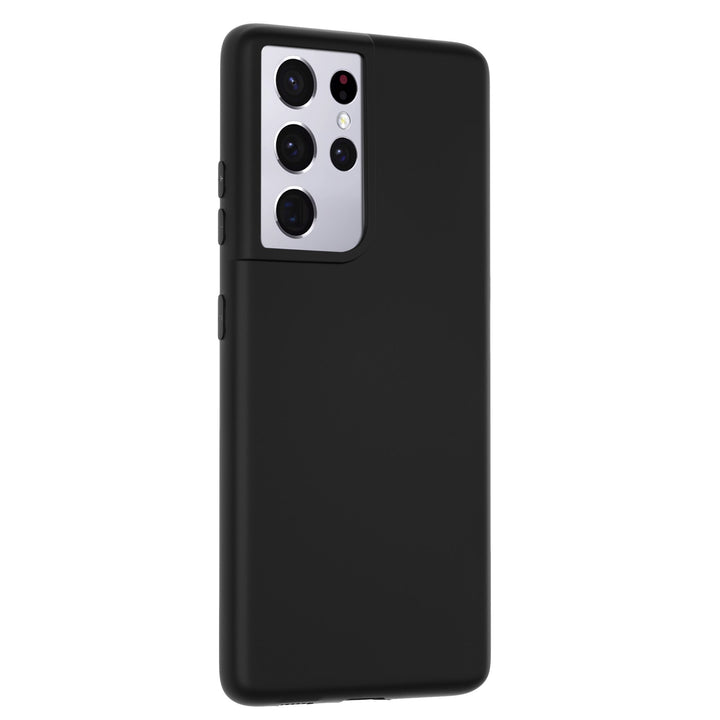Samsung Galaxy S21 Ultra TPU Backcover - Zwart-Hoesjes-Ilumina Benelux