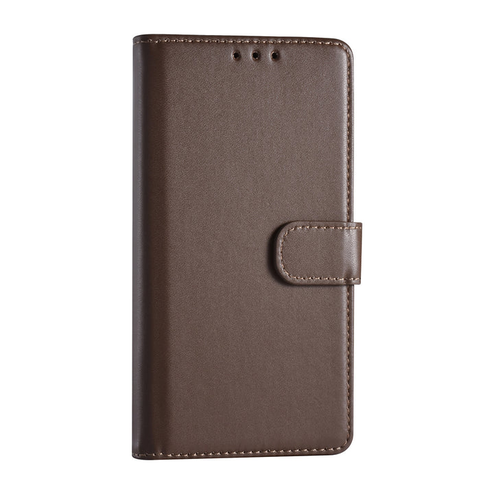 Samsung Galaxy S22 Booktype hoesje - Pasjeshouder - Magneetsluiting - Bruin-Hoesjes-Ilumina Benelux
