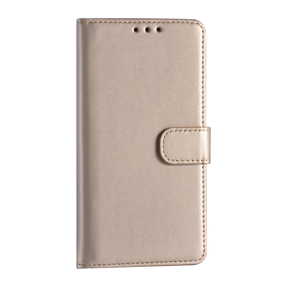 Samsung Galaxy S22 Booktype hoesje - Pasjeshouder - Magneetsluiting - Goud-Hoesjes-Ilumina Benelux