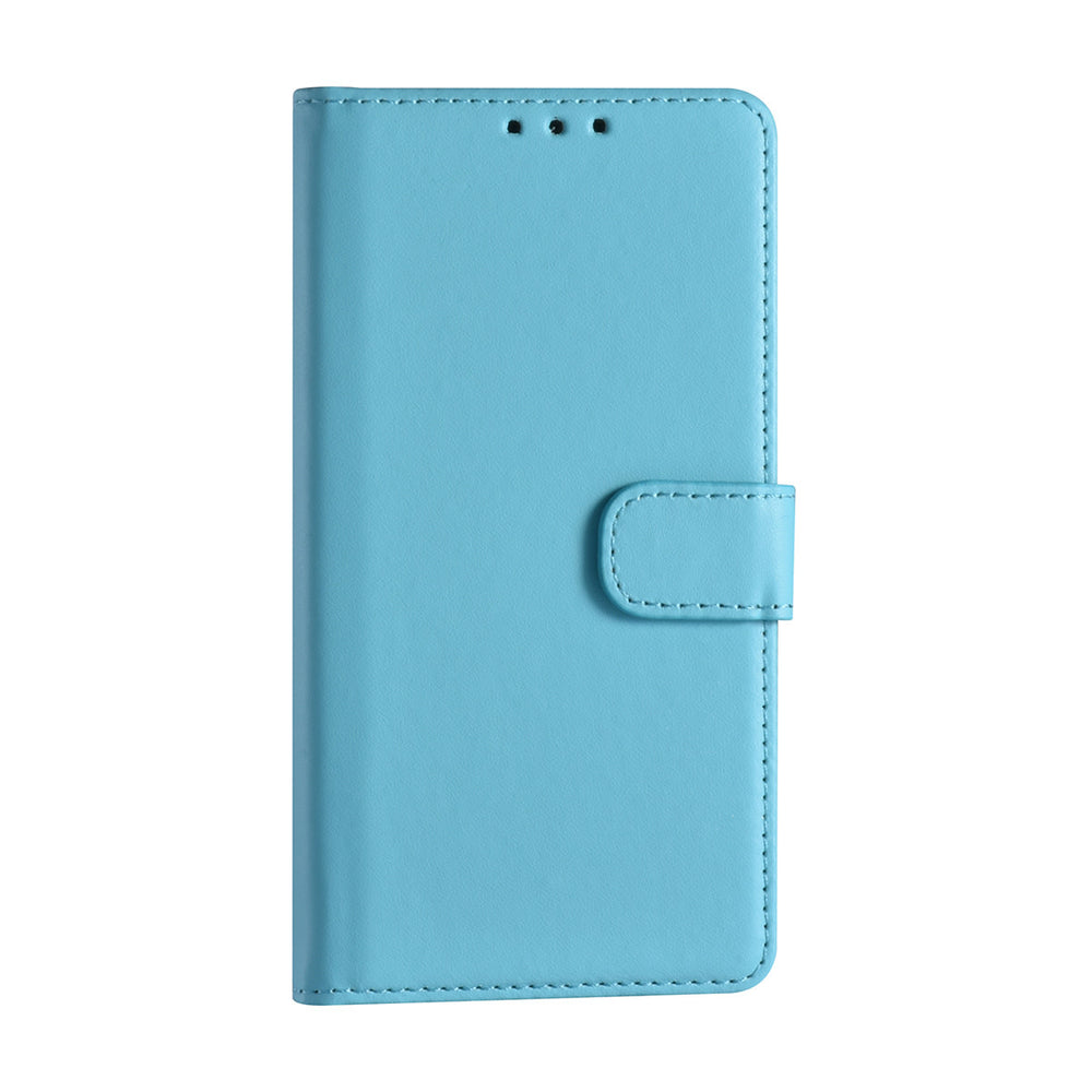 Samsung Galaxy S22 Booktype hoesje - Pasjeshouder - Magneetsluiting - LichtBlauw-Hoesjes-Ilumina Benelux