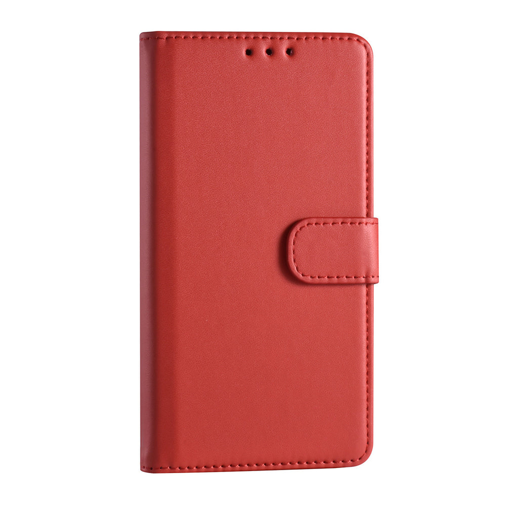 Samsung Galaxy S22 Booktype hoesje - Pasjeshouder - Magneetsluiting - Rood-Hoesjes-Ilumina Benelux