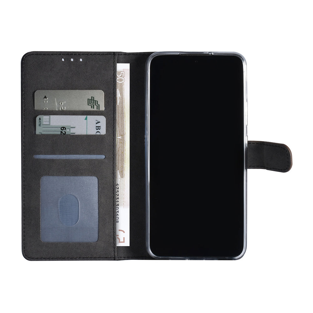Samsung Galaxy S22 Plus Booktype hoesje - Pasjeshouder - Magneetsluiting - Bruin-Hoesjes-Ilumina Benelux