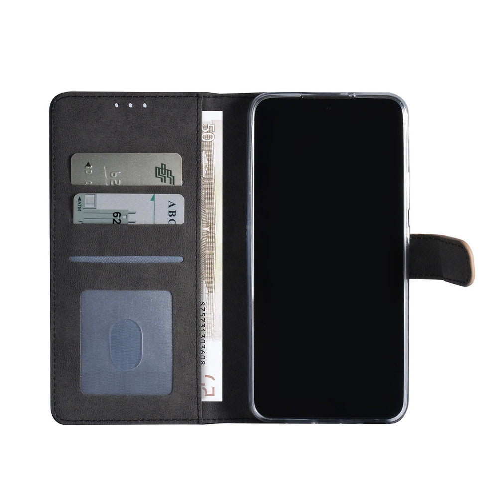 Samsung Galaxy S22 Plus Booktype hoesje - Pasjeshouder - Magneetsluiting - Goud-Hoesjes-Ilumina Benelux