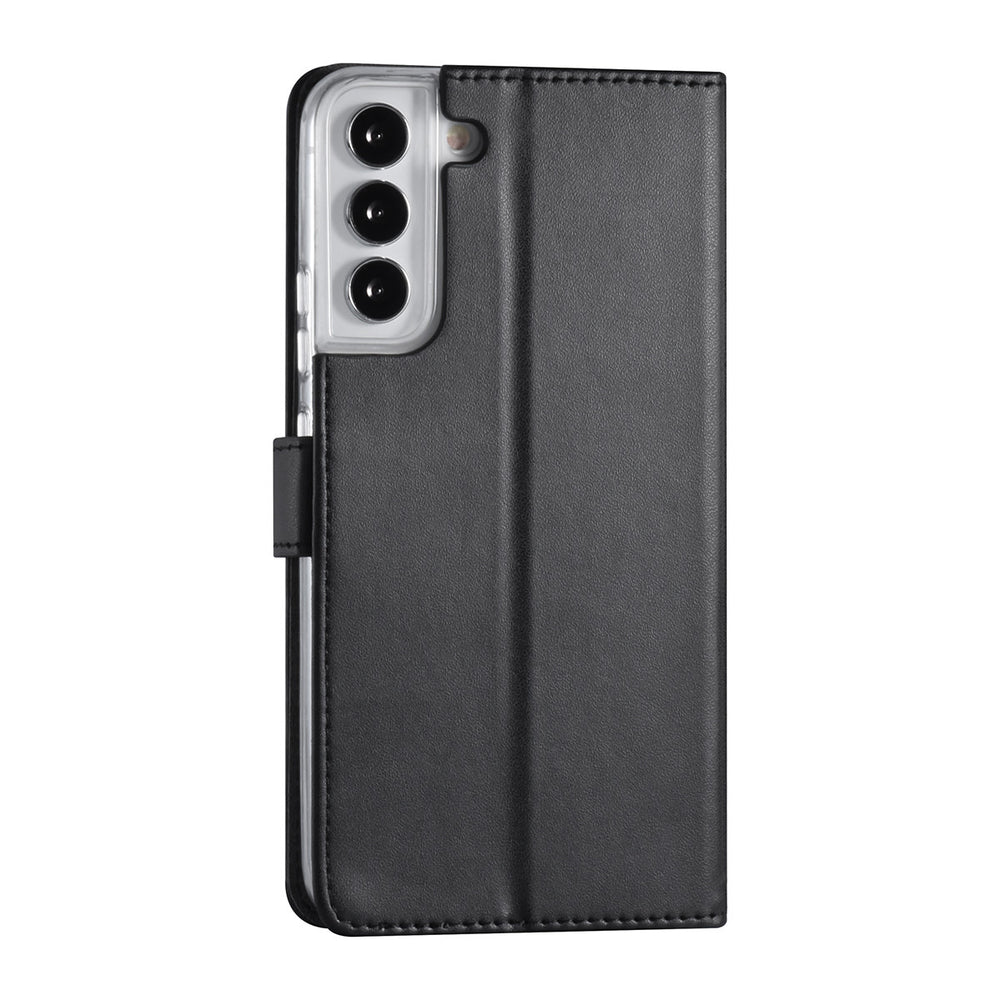 Samsung Galaxy S22 Plus Booktype hoesje - Pasjeshouder - Magneetsluiting - Zwart-Hoesjes-Ilumina Benelux
