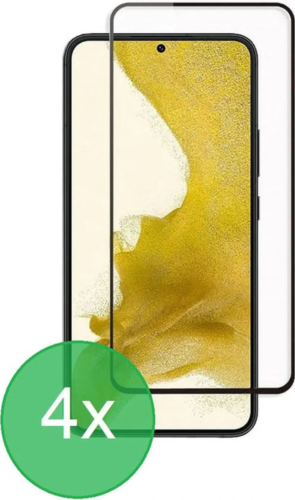 Samsung Galaxy S22 Plus Screenprotector Full Cover – 9H Gehard Glas – 4-Pack-Ilumina Benelux