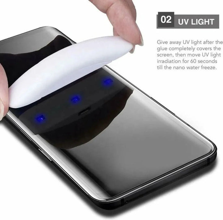 Samsung Galaxy S22 Plus - UV Screenprotector Gehard 9H – Anti-kras – Tempered Glas – 1-Pack-Ilumina Benelux