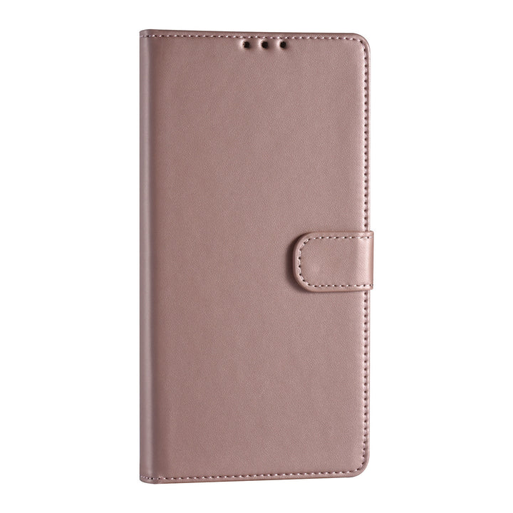 Samsung Galaxy S22 Ultra Booktype hoesje - Pasjeshouder - Magneetsluiting - Rose Gold-Hoesjes-Ilumina Benelux