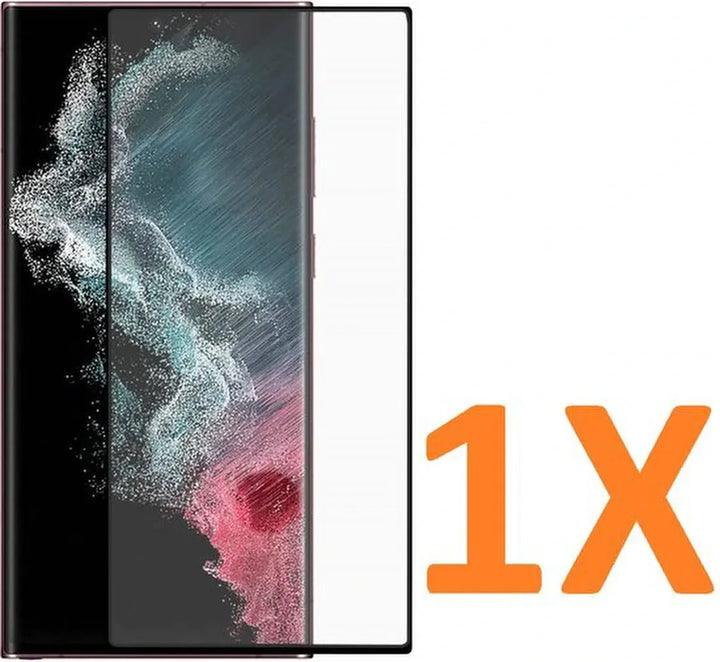 Samsung Galaxy S22 Ultra Screenprotector Full Cover – 9H Gehard Glas – 1-Pack-Ilumina Benelux