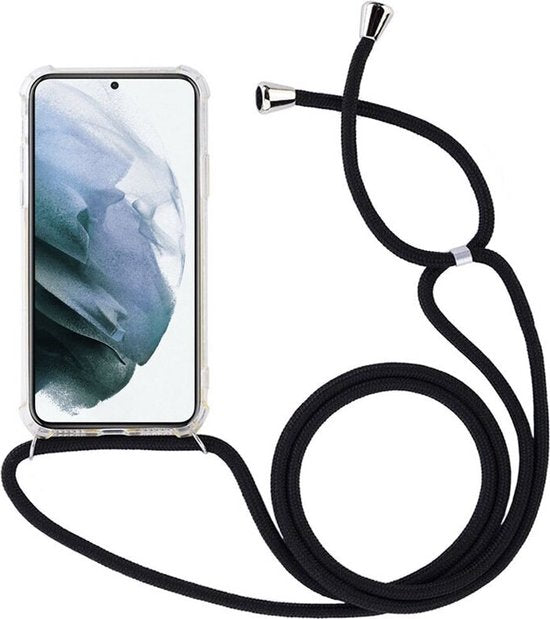 Samsung Galaxy S23 Hoesjes – Transparante Backcover – Koord Ketting – Schouder/Nek Draagriem-Ilumina Benelux