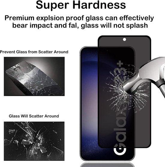 Samsung Galaxy S23 Plus Screenprotector Gehard 9H – Anti-kras – 2-Pack-Ilumina Benelux
