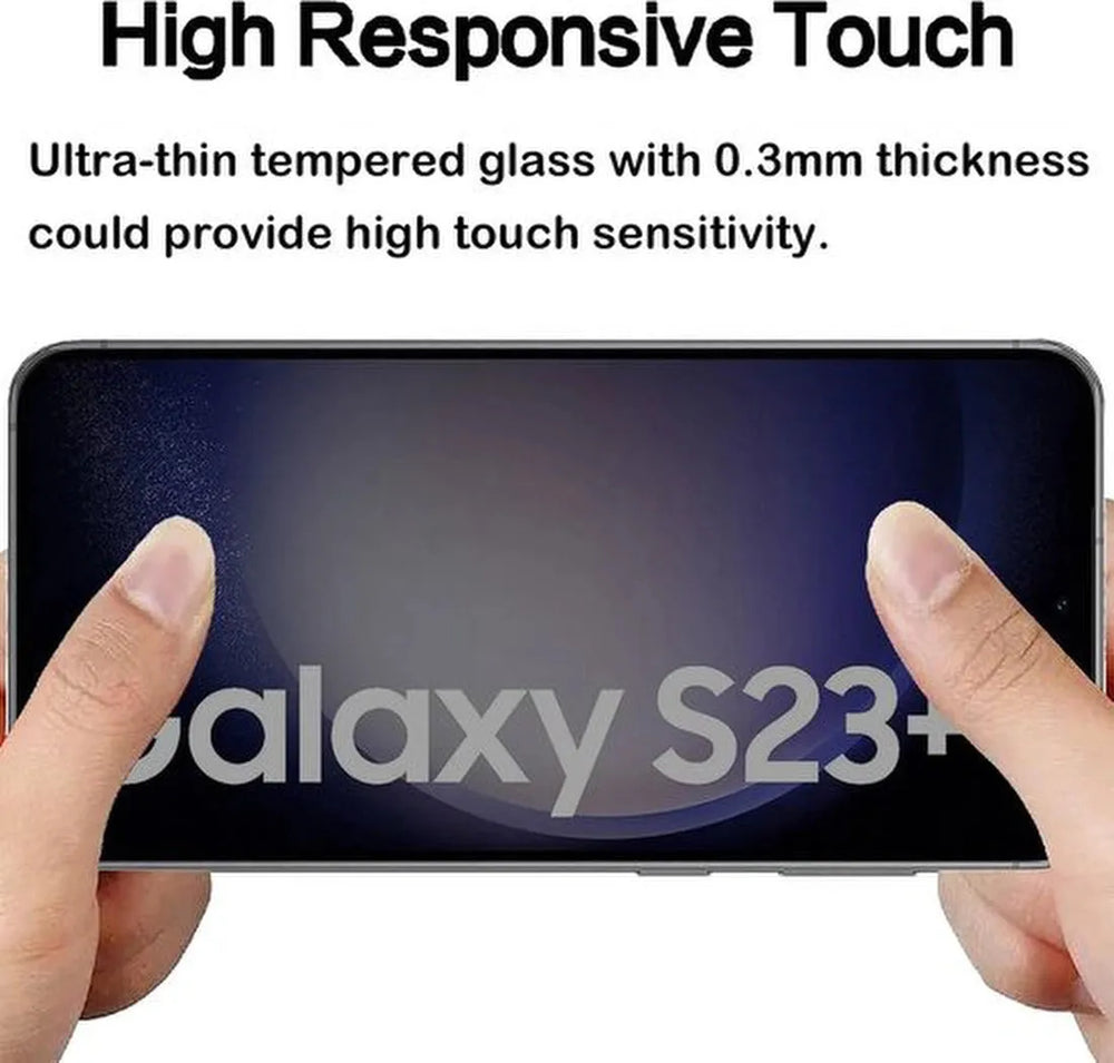 Samsung Galaxy S23 Plus Screenprotector Gehard 9H – Anti-kras – 2-Pack-Ilumina Benelux