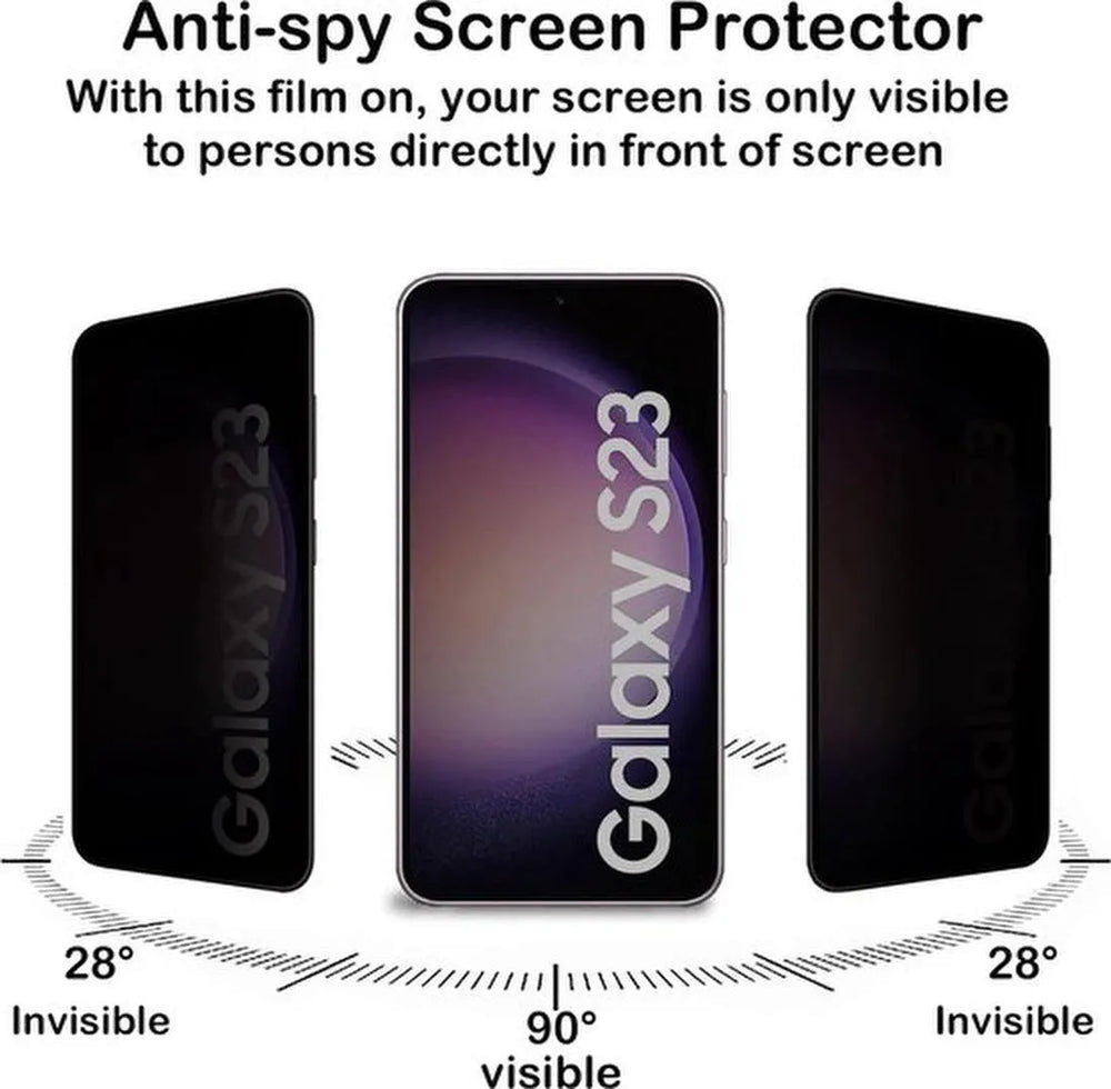 Samsung Galaxy S23 Screenprotector Full Cover Screenprotector Gehard 9H – 2-Pack-Ilumina Benelux