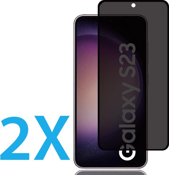 Samsung Galaxy S23 Screenprotector Full Cover Screenprotector Gehard 9H – 2-Pack-Ilumina Benelux