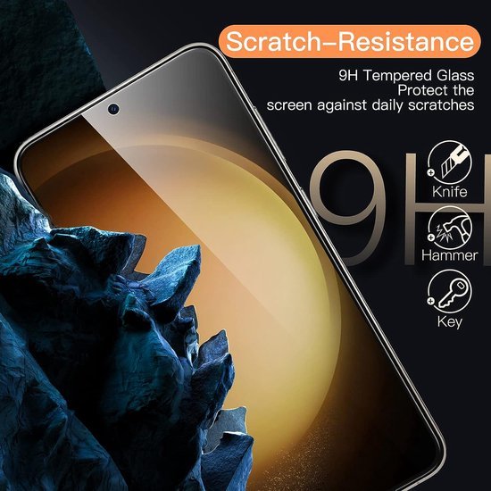 Samsung Galaxy S23 Screenprotector Gehard 9H – Anti-kras – 5-Pack Tempered Glas-Ilumina Benelux