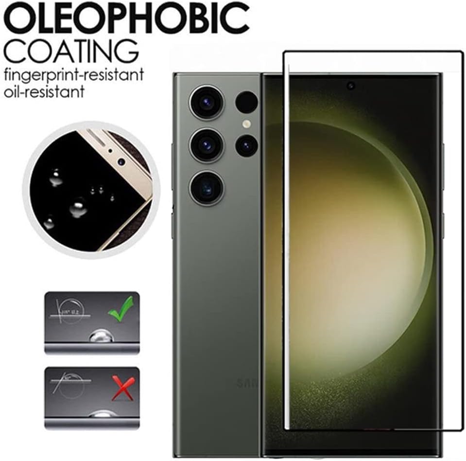 Samsung Galaxy S23 Ultra Screenprotector Full Cover – 9H Gehard Glas – 1-Pack-Ilumina Benelux