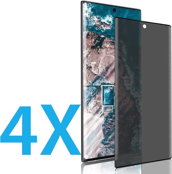 Samsung Galaxy S23 Ultra Screenprotector Full Cover Screenprotector Gehard 9H – 4-Pack-Ilumina Benelux