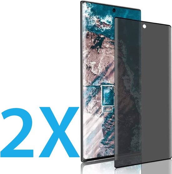 Samsung Galaxy S23 Ultra Screenprotector Gehard 9H Screenprotector Full Cover – 2-Pack-Ilumina Benelux