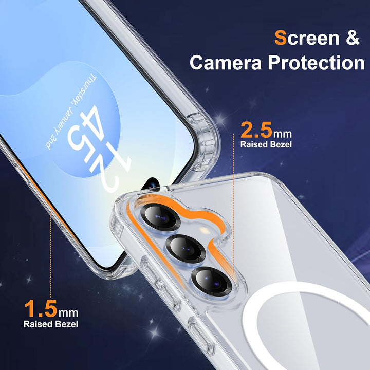 Samsung Galaxy S24 Plus Hoesje – Transparant MagSafe Case Slim & Schokbestendig-Ilumina Benelux