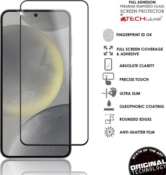 Samsung Galaxy S24 Screenprotector Full Cover – 9H Gehard Glas – 1-Pack-Ilumina Benelux