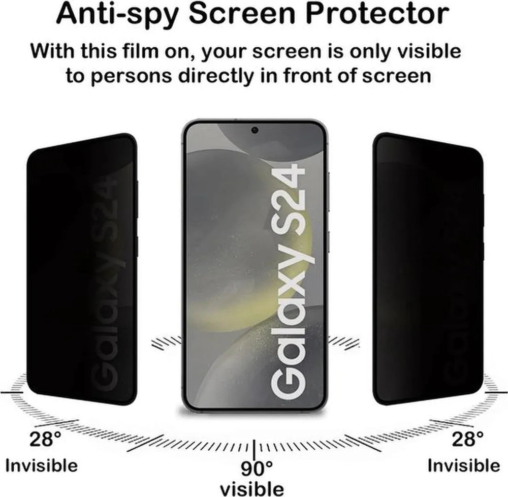 Samsung Galaxy S24 Screenprotector Full Cover Screenprotector Gehard 9H – 1-Pack-Ilumina Benelux