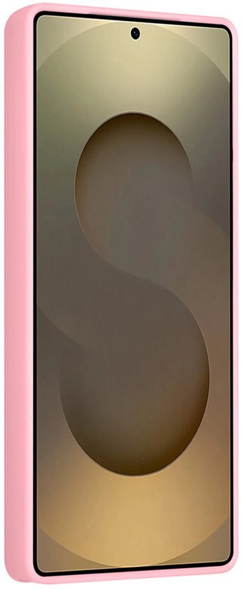 Samsung Galaxy S24 Ultra Hoesjes Schokbestendige Siliconen Backcover met Ringstandaard - Sakura Pink-Ilumina Benelux