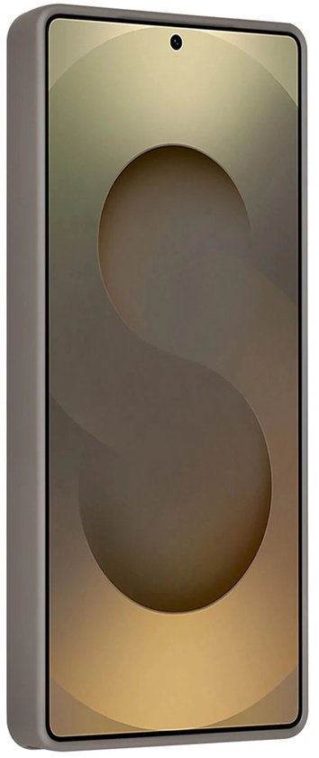 Samsung Galaxy S24 Ultra Hoesjes Schokbestendige Siliconen Backcover met Ringstandaard - Titanium Grey-Ilumina Benelux