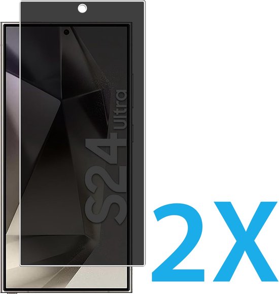 Samsung Galaxy S24 Ultra Screenprotector Full Cover – 9H Gehard Glas – 2-Pack-Ilumina Benelux