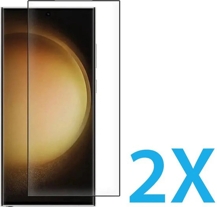 Samsung Galaxy S24 Ultra Screenprotector Full Cover – 9H Gehard Glas – 2-Pack-Ilumina Benelux