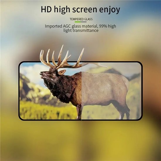 Samsung Galaxy S24 Ultra Screenprotector Full Cover Screenprotector Gehard 9H – 1-Pack-Ilumina Benelux